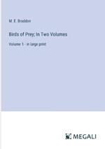 Birds of Prey; In Two Volumes: Volume 1 - in large print