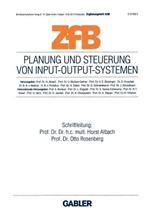 Planung und Steuerung von Input-Output-Systemen