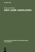 Dem Leibe abgelesen: Georg Forster im Kontext der physischen Anthropologie des 18. Jahrhunderts