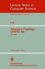 Advances in Cryptology: Proceedings of CRYPTO '85