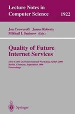 Quality of Future Internet Services: First COST 263 International Workshop, QofIS 2000 Berlin, Germany, September 25-26, 2000 Proceedings