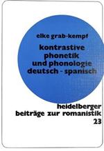 Kontrastive Phonetik Und Phonologie Deutsch - Spanisch