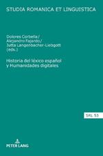 Historia del Léxico Español Y Humanidades Digitales