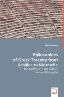 Philosophies of Greek Tragedy from Schiller to Nietzsche