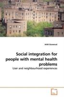 Social integration for people with mental health problems