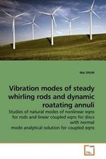 Vibration modes of steady whirling rods and dynamic roatating annuli