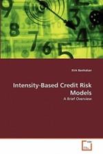 Intensity-Based Credit Risk Models