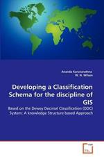 Developing a Classification Schema for the discipline of GIS