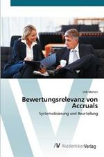 Bewertungsrelevanz von Accruals