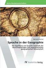 Sprache in der Geographie