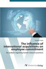 The influence of international acquisitions on employee commitment