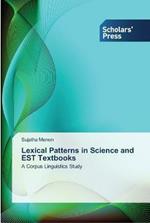 Lexical Patterns in Science and EST Textbooks