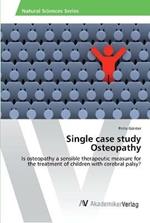 Single case study Osteopathy