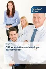 CSR orientation and employer attractiveness