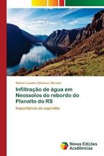 Infiltracao de agua em Neossolos do rebordo do Planalto do RS