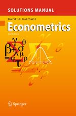 Solutions Manual for Econometrics