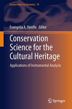 Conservation Science for the Cultural Heritage