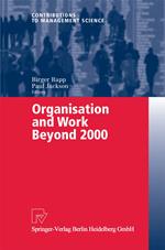 Organisation and Work Beyond 2000