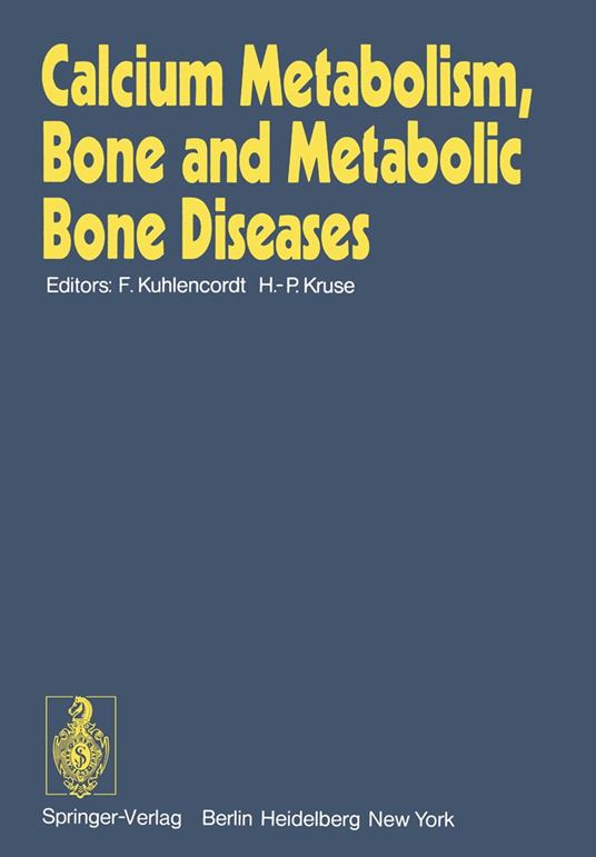 Calcium Metabolism, Bone and Metabolic Bone Diseases