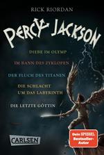 Percy Jackson und die griechischen Monster – Band 1-5 der mythischen Fantasy-Buchreihe in einer E-Box!
