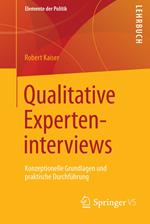 Qualitative Experteninterviews