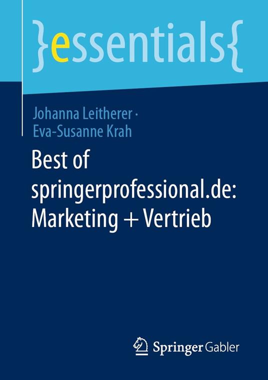 Best of springerprofessional.de: Marketing + Vertrieb