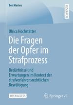 Die Fragen der Opfer im Strafprozess