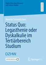 Status Quo: Legasthenie oder Dyskalkulie im Tertiärbereich Studium