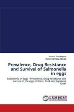 Prevalence, Drug Resistance and Survival of Salmonella in eggs