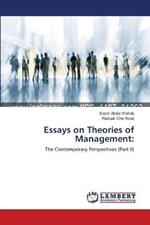 Essays on Theories of Management