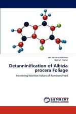 Detanninification of Albizia Procera Foliage