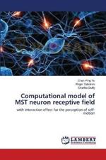 Computational model of MST neuron receptive field