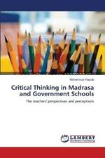Critical Thinking in Madrasa and Government Schools