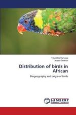 Distribution of birds in African