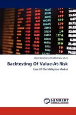 Backtesting Of Value-At-Risk