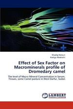 Effect of Sex Factor on Macrominerals profile of Dromedary camel