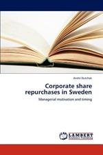 Corporate share repurchases in Sweden