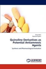 Quinoline Derivatives as Potential Antiamnesic Agents
