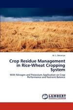 Crop Residue Management in Rice-Wheat Cropping System