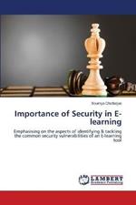 Importance of Security in E-learning