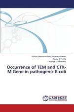 Occurrence of TEM and CTX-M Gene in pathogenic E.coli