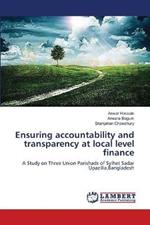 Ensuring accountability and transparency at local level finance