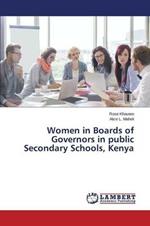 Women in Boards of Governors in public Secondary Schools, Kenya