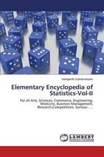 Elementary Encyclopedia of Statistics-Vol-II