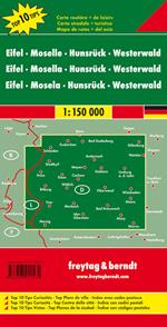 Eifel, Mosel, Hunsrück, Westerwald 1:150.000