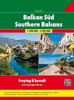 Southern Balcan Serbia-Montenegro-Kosovo-Macedonia-Albania 1:200.000