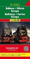 Railway + Ferries Europe, Railway Map Railway & Ferry Map 1:5 500 000