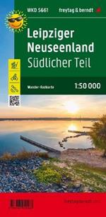 Leipziger Neuseenland - southern part, hiking, cycling and leisure map 1:50,000, freytag & berndt, WKD 5661