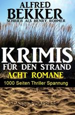 1000 Seiten Thriller Spannung - Alfred Bekker Krimis für den Strand