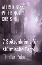 7 Spitzenkrimis für stürmische Tage: Thriller Paket